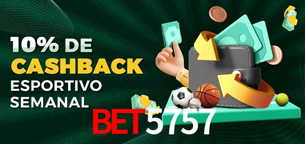 10% de bônus de cashback na bet5757